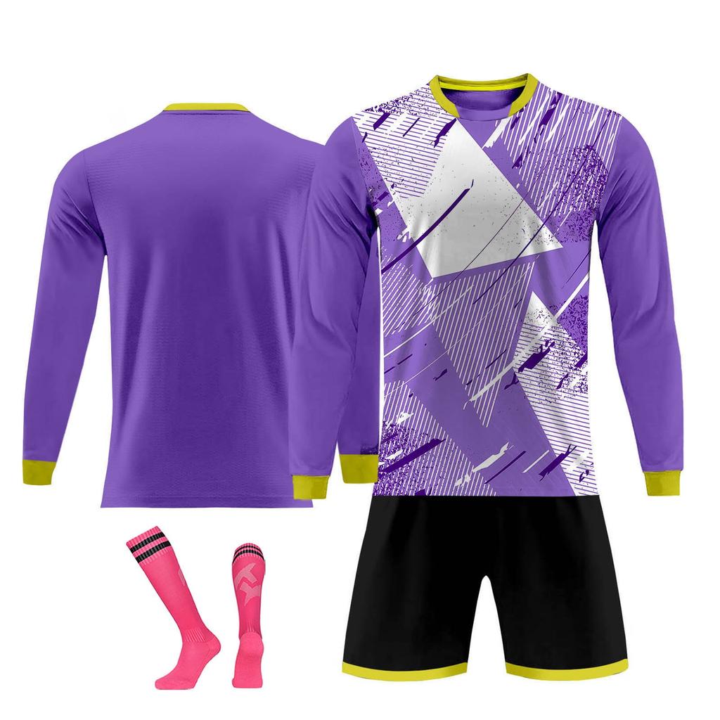 პერსონალიზებული მაისურების ნაკრები მამაკაცის გოგონები სახელწოდებით ფეხბურთის მაისურები ბიჭებისთვის სავარჯიშო კოსტუმი