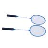 2 ks Badmintonové rakety pro dospělé a teenagery, slitina železa, protiskluzové, sada badmintonových raket s nylonem