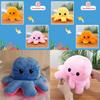 Ultra-soft Double-sided Octopus Plush Toy With Realistic Expressions For Endless Fun