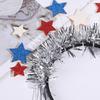 Christmas Sequins Tinsel Star Shape Shinning Hair Hoop Women Makeup Headband for Festival Performances Hair Accessories