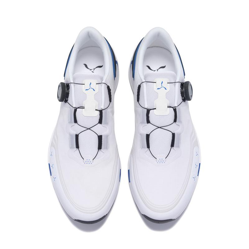 Li-Ning 1990 Eagle Style Sports Comfortable Wear-Resistant Breathable Low-Top Golf Shoes Men sneaker Standard-White AGFV003-5