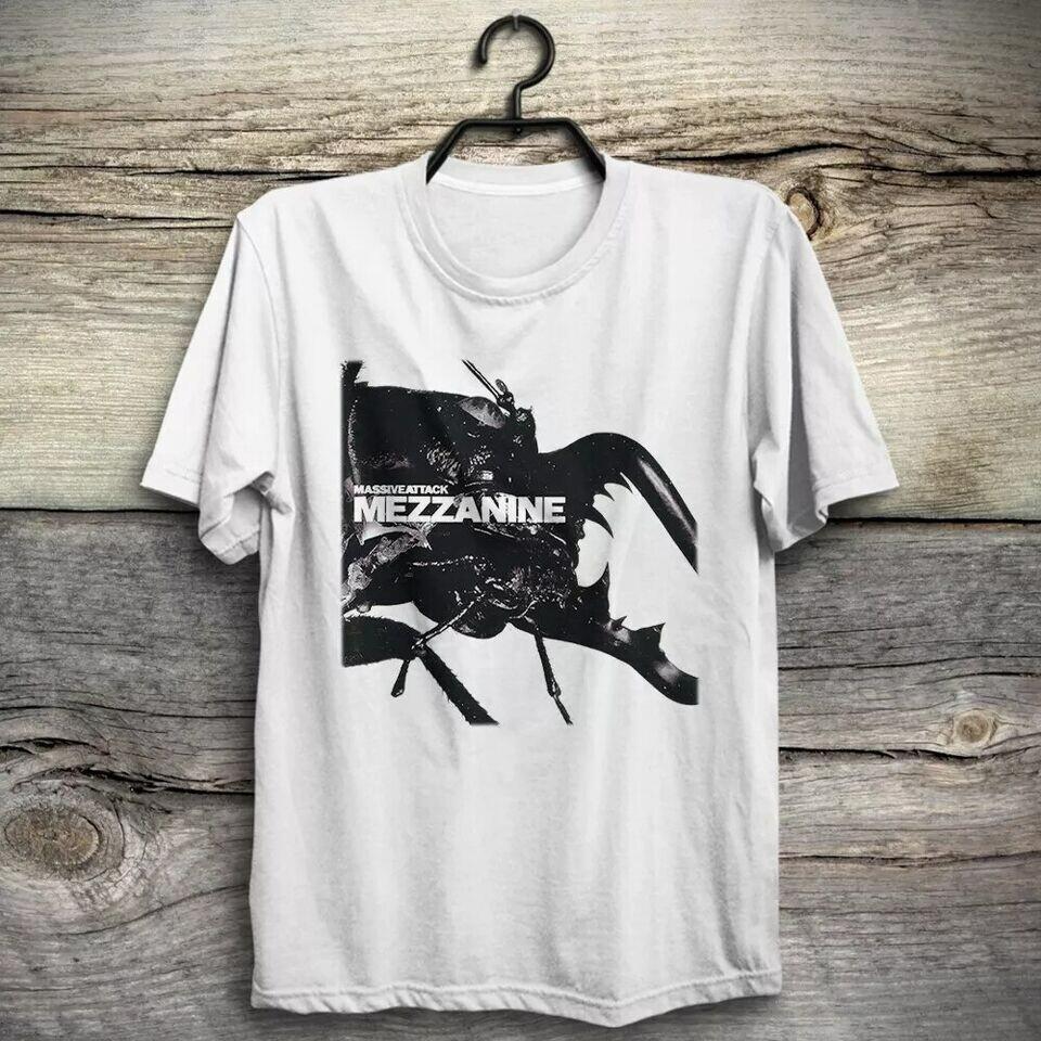 Massive Attack Mezzanine 1998 TT-Shirt Retro HOt HOt T-Shirt M