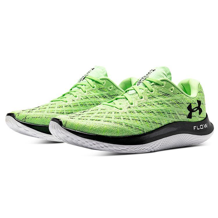 Under Armour Flow Velociti Wind Comfortable Fabric Low-Top Casual Running Shoes Men Sneakers Green 3025204-300