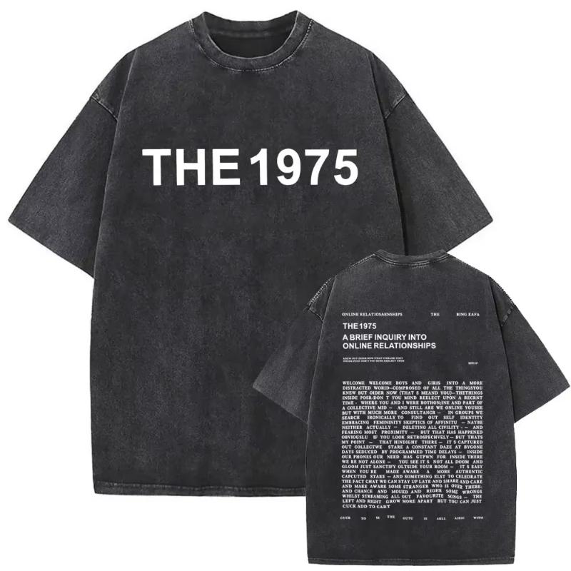 Washed Vintage The  about You Print Tshirt Being Funny in A Foreign Language Album Tshirt Unisex Women Hip Hop Casual T Shirt