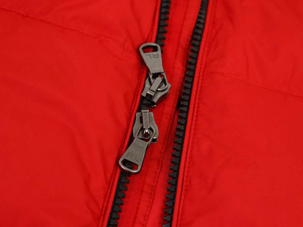 POLO RALPH LAUREN SPECIÁLNÍ EDICE Emblém Pufová Velikost Červená Pánská Bunda/Parka 0101773, M, [Použitá]