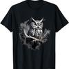 Owl Nature Landscape Animal Lovers Animal Print Artwork T-Shirt