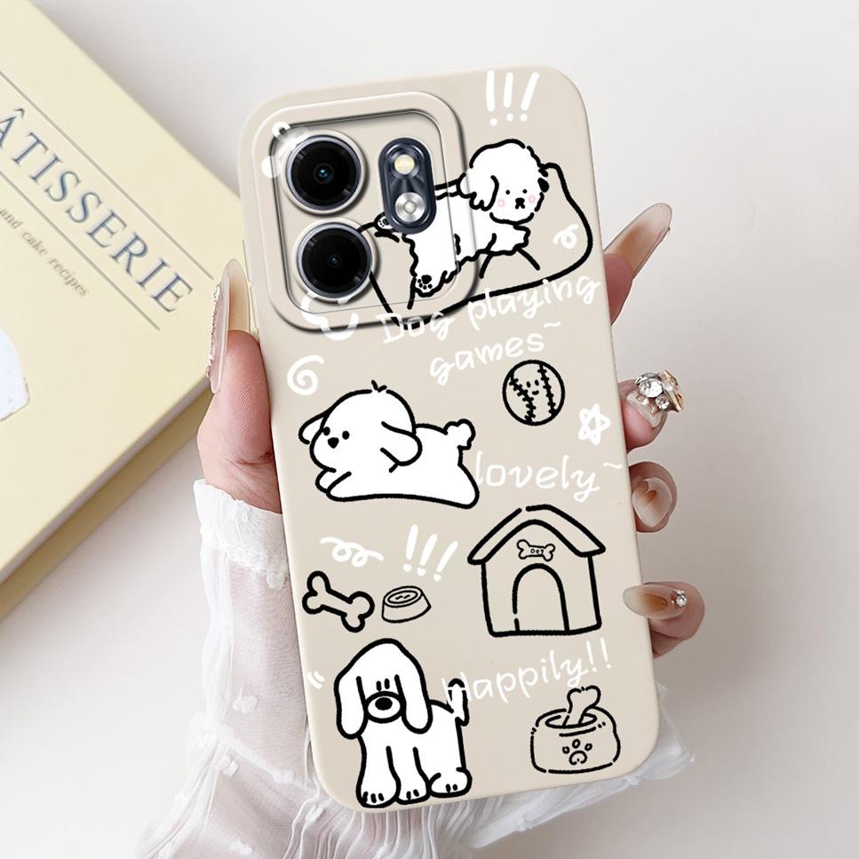 2024 For Infinix Hot 50i Case HoT50i Shock Proof Black Silicone Soft Phone Case For Infinix Hot 50i 50 i X6531 Back Cover Fundas