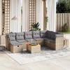 VidaXL Garden Lounge Set with Cushions 9 Pcs, Patio Sofas, Patio Furniture Set, Outdoor Furniture, Mix 3264762