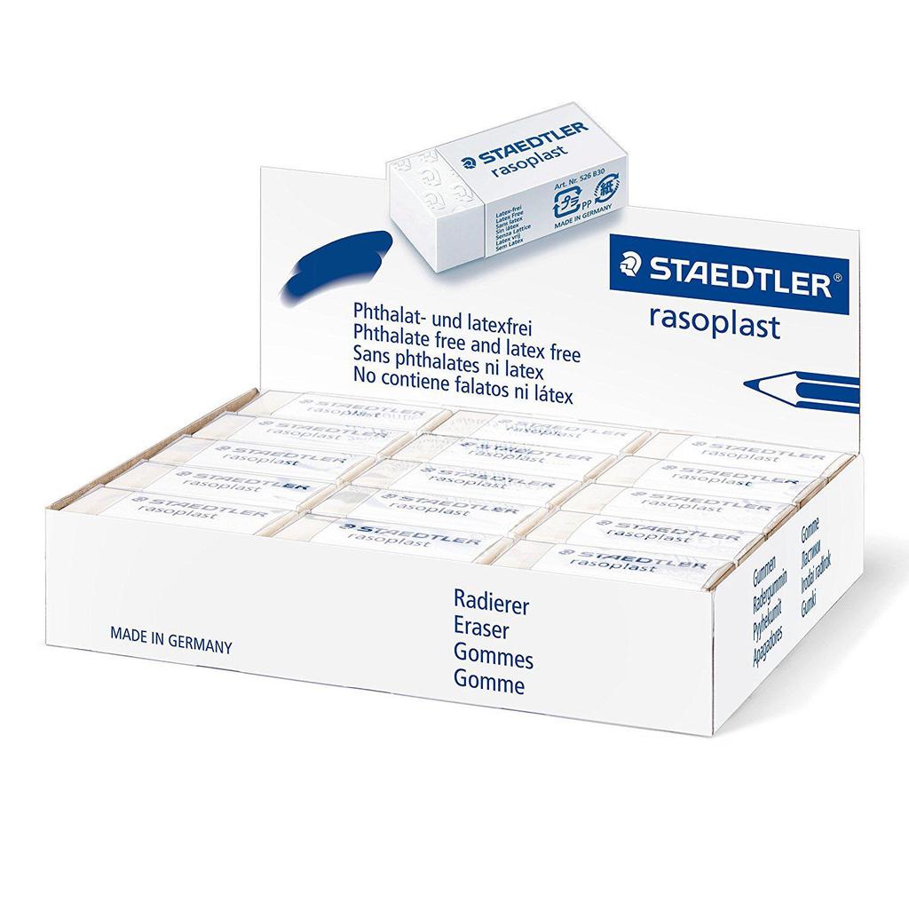 STAEDTLER 526 B30 Professional Eco-Friendly Super Clean Eraser for Drawing and Sketching