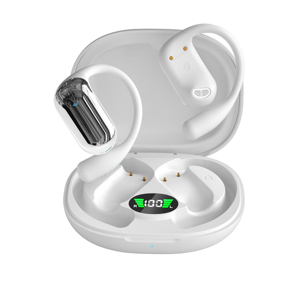 Hanging Ear -type Bluetooth Headset Wireless Non -bone Conduction Noise Reduction Is Open and Unable To Enter The Ear New Running Sports Headphones