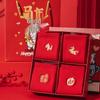 Year of the Horse Lucky Zodiac Embroidered Red Socks - Unisex Festive Mid-Calf Gift Box