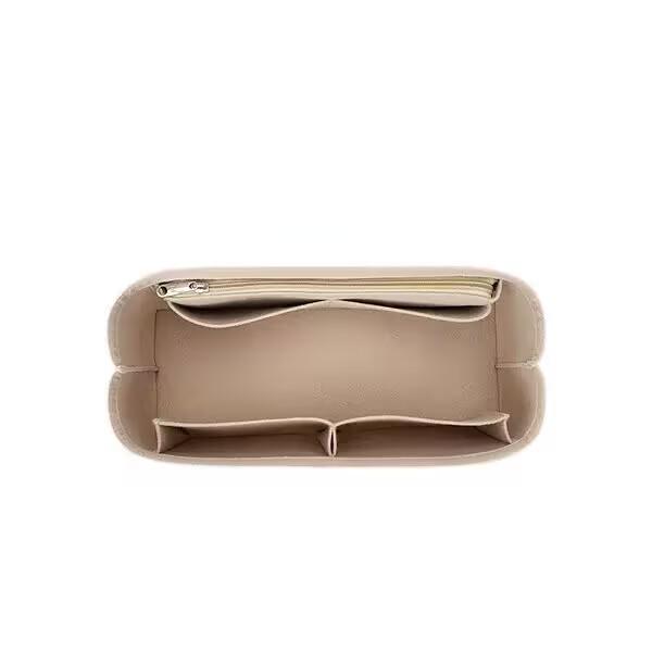 Большая вместительная сумка-органайзер для макияжа из фетра ручной работы