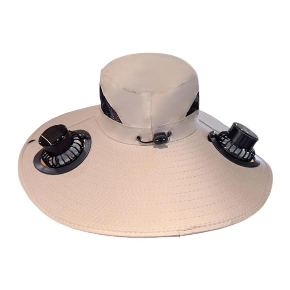 

Lightweight Solar Fan Hat Wide Brim Fisherman Hat New Rechargeable Sun Hat Summer