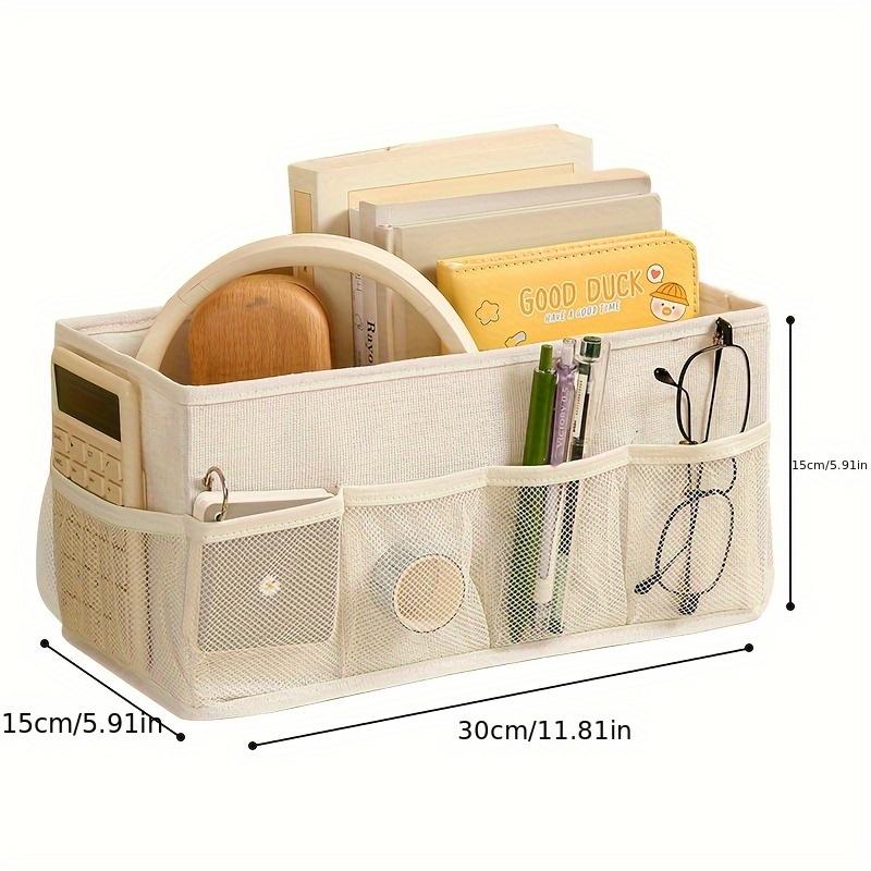 1pc Desktop Sundries Storage Basket Multifunctional Underwear Organizer Multiple Pockets Wardrobe Organizer Cosmetic Storage Box