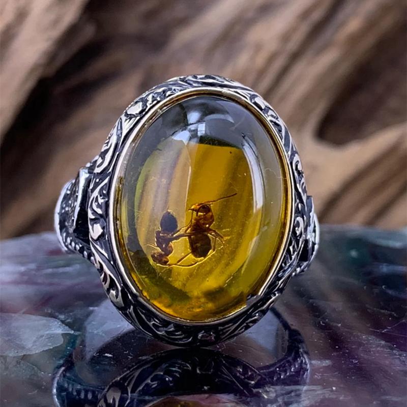 Pierścionki Skorpiony w Stylu Gotyckim Punkowym Męskie Pierścionki z Wzorem Skorpiona w Stylu Retro dla Mężczyzn Stylowy Pierścionek Hip Hopowy Pozłacany Pierścionek Kojot Męski