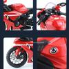 1/12 YAMAHA R1 Toy Motorcycle Model Alloy Diecast with Sound Light Rubber Tires Scale Model Motorcycle Toys for Kids Collection