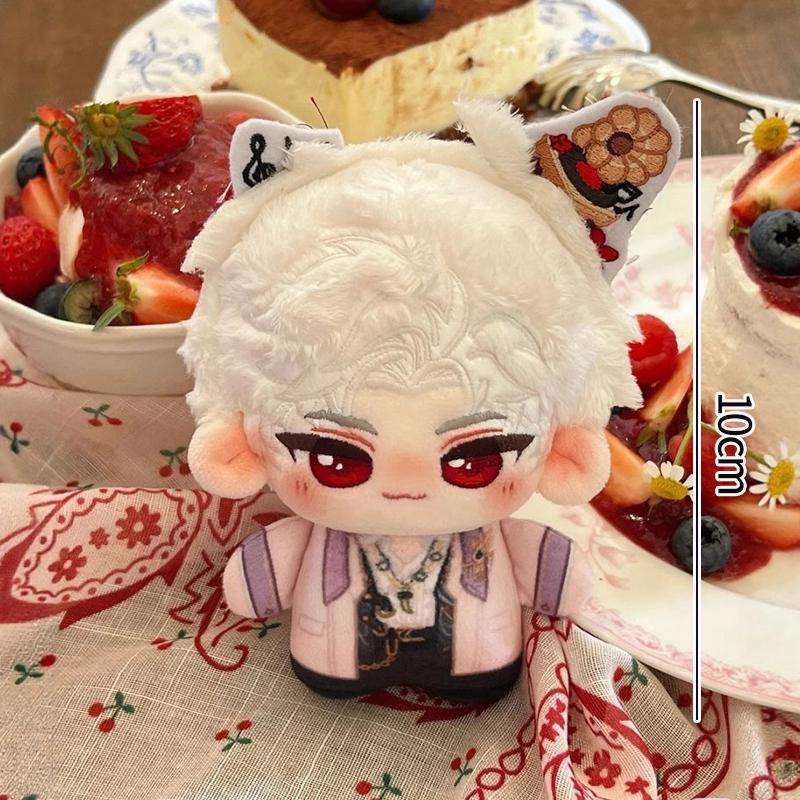 

Cute Love and DeepSpace Plush Dolls Sylus Rafayel Zayne Xavier Flower Series Plush Dolls Figurines Fans Kids Gifts (As shown-550)-