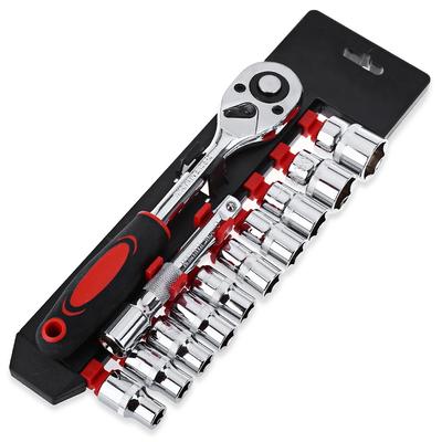 1/4'' 3/8'' 1/2'' Steckschlüssel-Satz Verlängerungsstange Multifunktions-Ratsche Schraubenschlüssel-Satz Auto Motorrad Reparatur Handwerkzeug-Satz