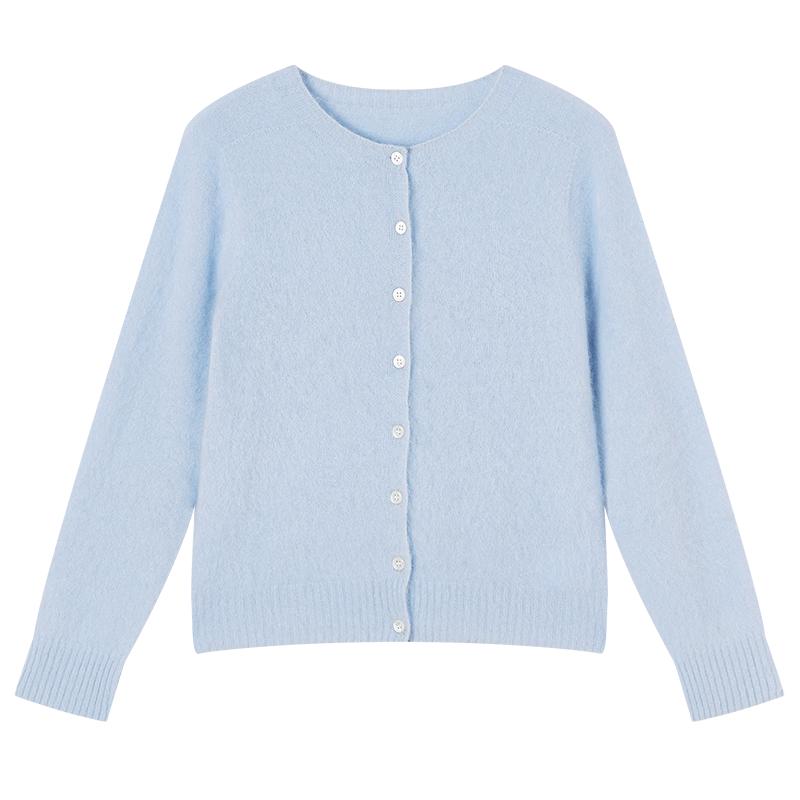 

Women s Wool & Cashmere Short Knitted Cardigan S