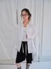 Mueum Sleeky Circle Oversized Shirt (White)