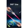 Planet Lightsaber Metal Outdoor Windproof Turbine Torch Jet Lighter BBQ Welding Cigar Tool Butane Gas Lighter 360° Gun