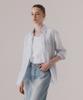 SILN Sheer Cotton Stripe Classic Shirts (Mint)