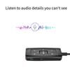 Virtual 7.1 Surround Sound USB Auditory Adapter with Quiet Control for Gaming Headsets, PC Wide Compatible