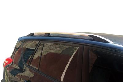 Krom Tavan Barları Türk Uzun şasi, Plastik ayaklar Toyota Rav 4 2006-2013 için