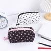 1pc Bow Tie Pattern Pencil Case, Creative Butterfly Tie Zipper Pearl Pendant, Fashion School Supplies - Back To School Essential