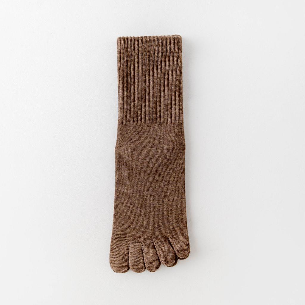 Five-Finger Socks, Men'S Cotton Spring And Autumn Antibacterial, Anti-Odor, Sweat-Absorbing, Breathable, Boneless, Seasonal Socks, Tabi-Toe Socks