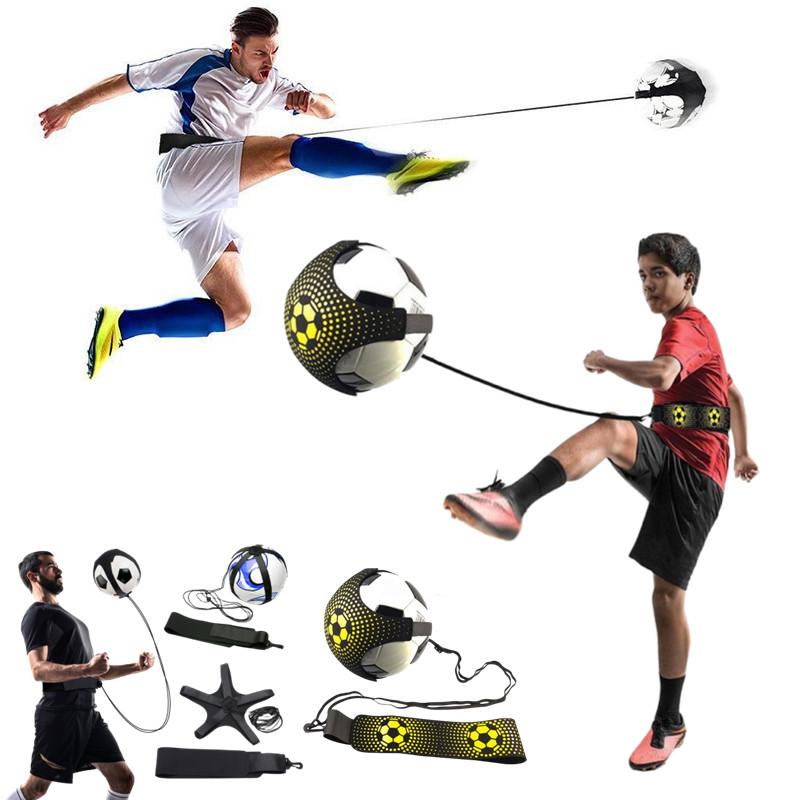 Football Kick Throw Solo Practice Adjustable Waist Belt Soccer Sphere Control Training Equipment Kids Training Elastic Belt
