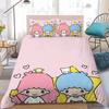 L-Little Twin S-Stars Duvet Cover Set Home Style Bedding Soft Laundry Cotton Bed 3 Piece Set Student Dormitory Gift