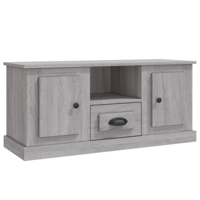 VidaXL TV Cabinet Sonoma Grey 100x35.5x45 Cm Engineered Wood 816462