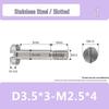 Stainless Steel M2-M2.5 Slotted Partial Thread Shoulder Bolt Screw