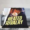 Heated Rivalry Blanket Canadian Sports Romance Flannel Awesome Warm Throw Blankets for Home Restaurant Winter