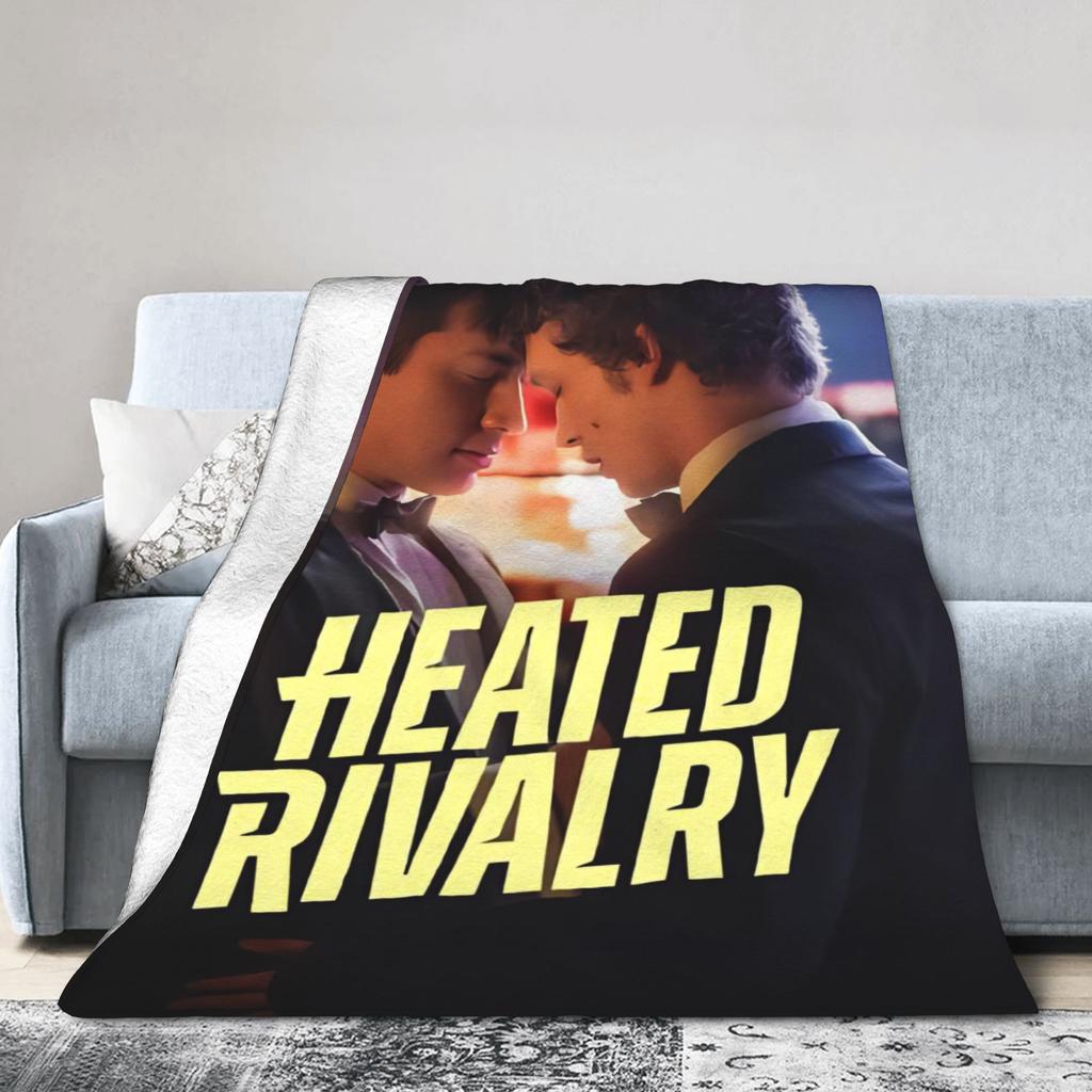 Heated Rivalry Blanket Canadian Sports Romance Flannel Awesome Warm Throw Blankets for Home Restaurant Winter