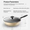 Non-Stick Surface Nonstick Wok Scratch-Resistant Coating Multi-Functional Fry Pan  All Stoves
