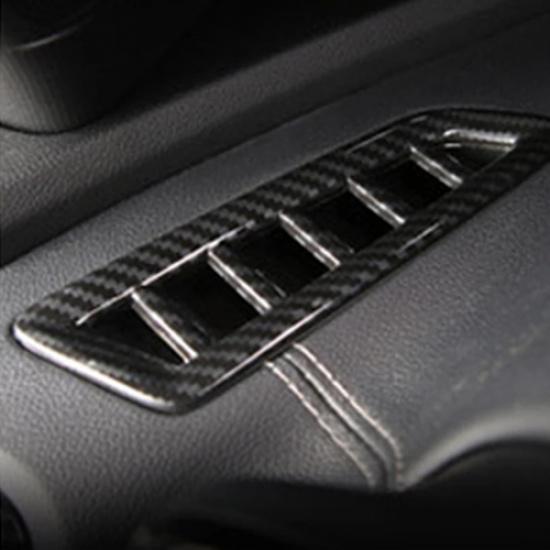 Carbon Fiber Look Front Console Air Vent Cover Trim For - KIA SORENTO