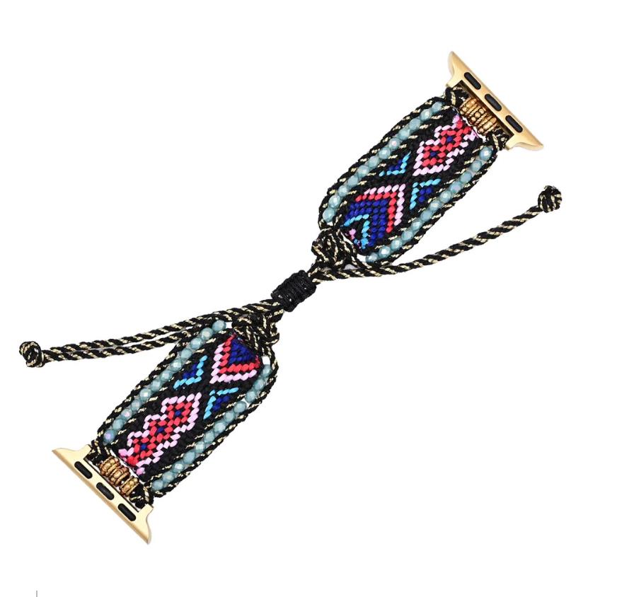 Ethnic Retro Woven Nylon Strap
