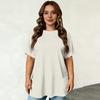 Women's Plus Size Fashion Casual Short-Sleeve T-Shirt With Round Neck