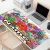 Custom Name Personalized Game Rainbow Friends Pattern Mousepad, Laptop PC Desk Mat, Decorative Desk Mat for Home Keyboard Pad Gift