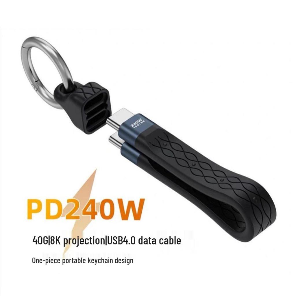 240W USB4/Thunderbolt 4 Fast Charging & 8K Video Transmission Type-C Cable