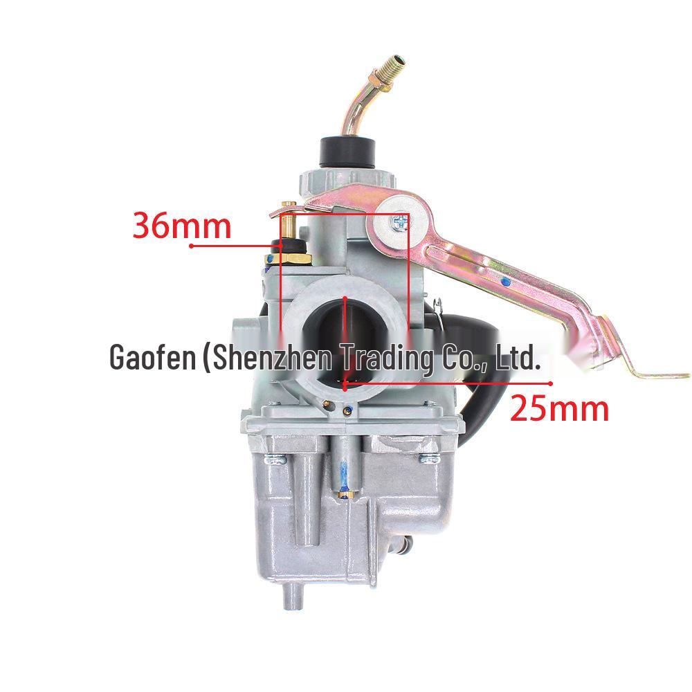 YBR125 Carburetor with Optional Side Cover