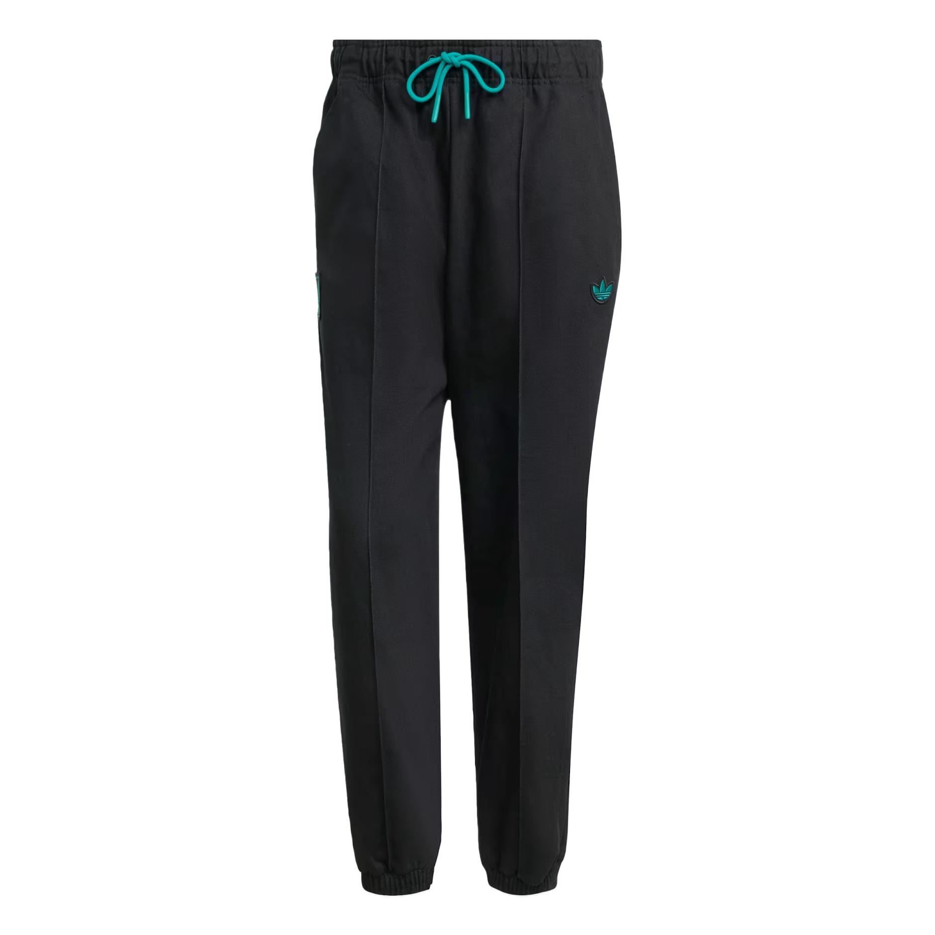 Adidas Liverpool FC Terrace Icons Drill Pants Black/Sea Green Men s JW5467 M