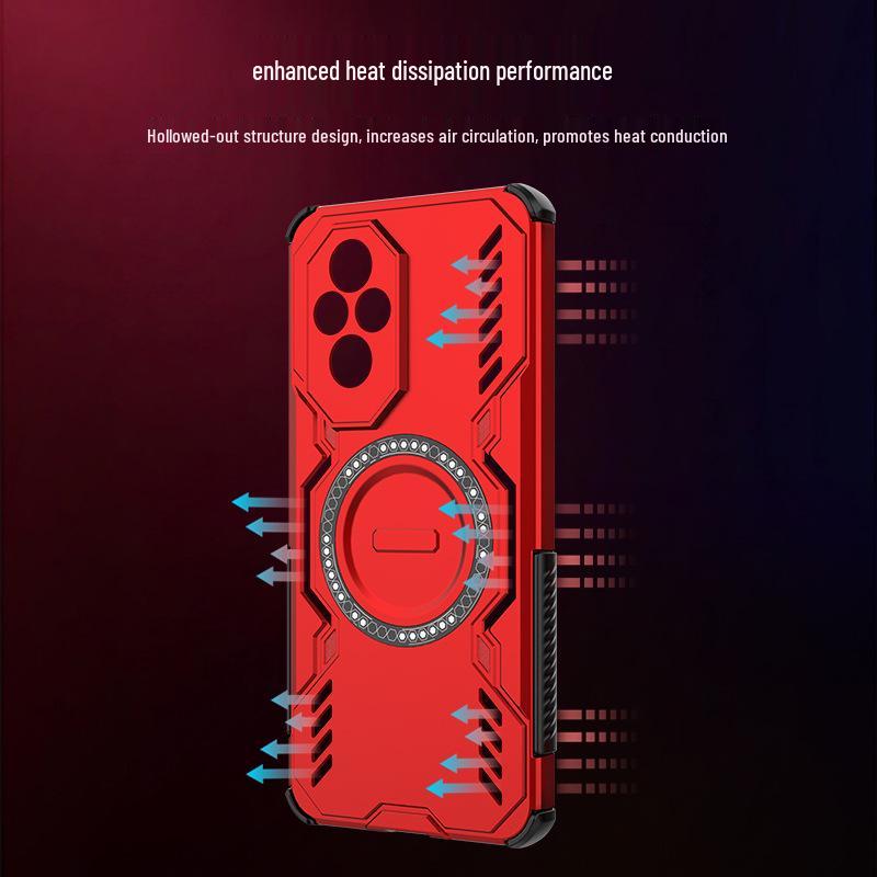 Kompatible Honor 400lite Huawei Pura70U Nova14 Schmetterling Magnetische Wärmeableitung Schutzhülle.