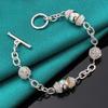 Charming Bead Bracelet Party Gift Silver Fashion Jewelry
