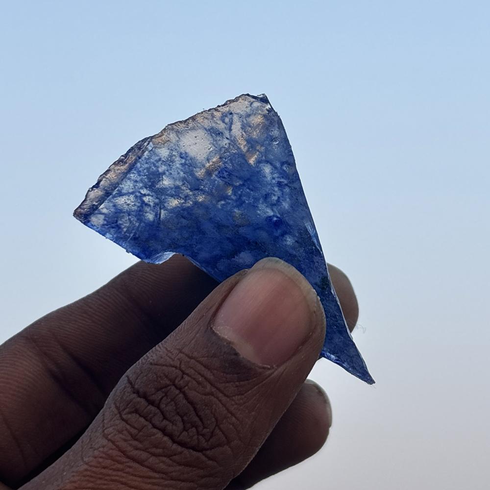 CERTIFIED Lab Grown Blue Sapphire Huge Rough 94.60 Ct Earth Mined Loose Gemstone