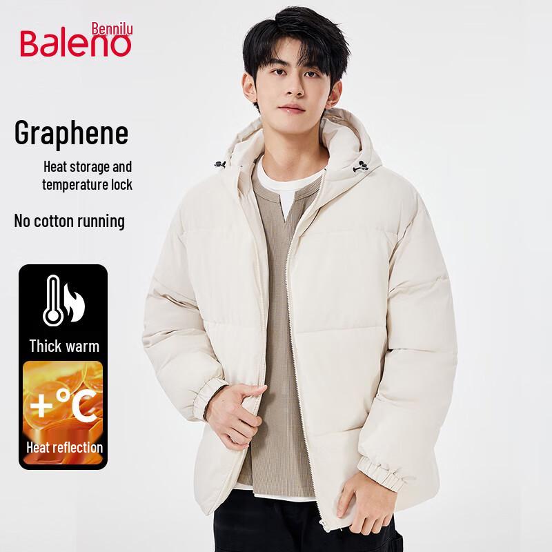 

Baleno Men s Hooded Thickened Winter Cotton Jacket