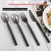 COFLYEE Disposable American Style Plastic Cutlery