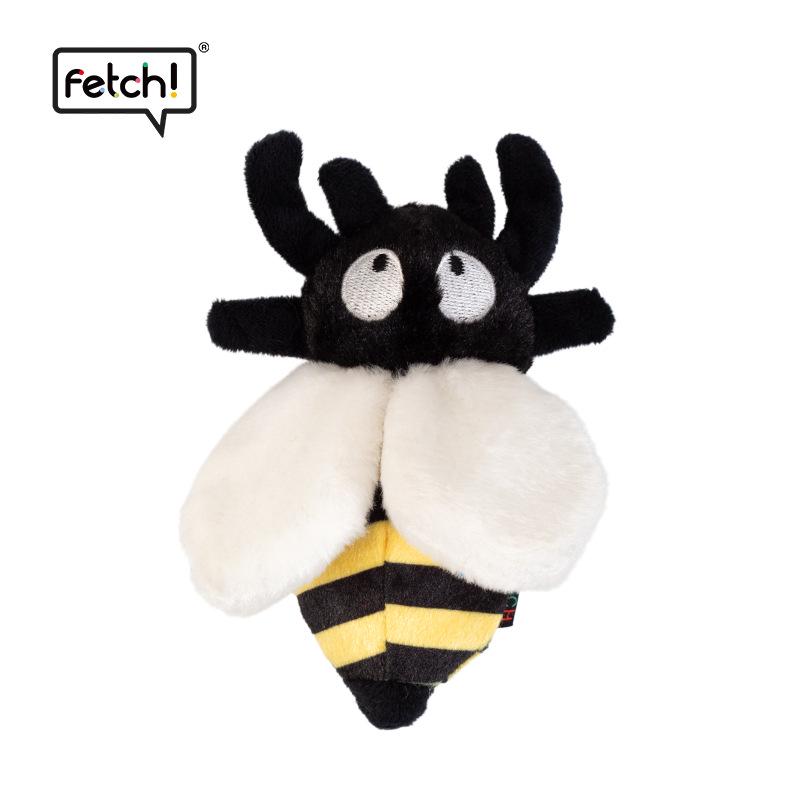 Feiqi Dog Boredom Relief Plush Beetle: Crinkly Sound Toy for Pets